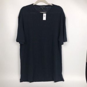 Banana Republic Top Mens Large Tall Shirt Preppy Blue Pullover